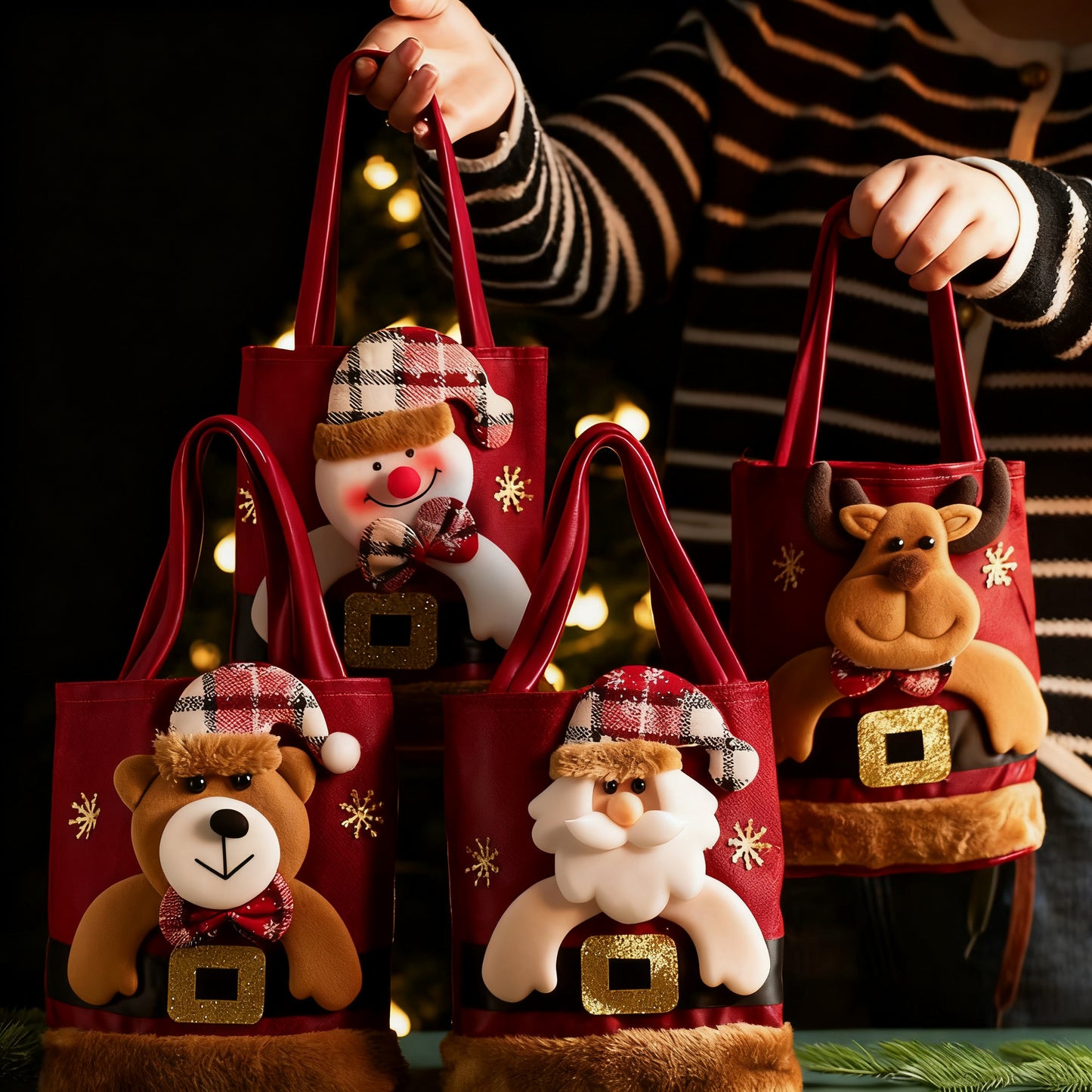 Liten 3D Julklappspåse för Barn – Perfekt Presentpåse till Julafton!