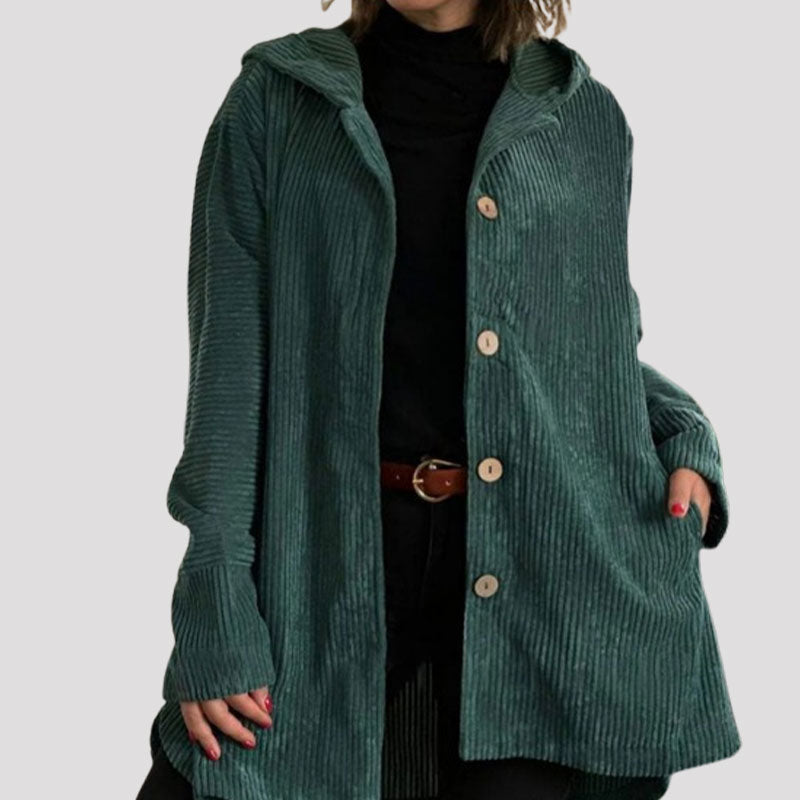 đ Avslappnad sammetsklĂ€dd hoodie för hösten đ§„