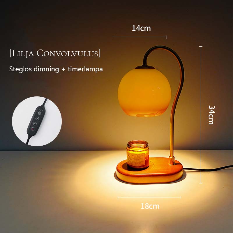 đż Liljekonvalj Aromalampa Vintage âš | Steglös Dimning & VaxsmĂ€ltare GU10