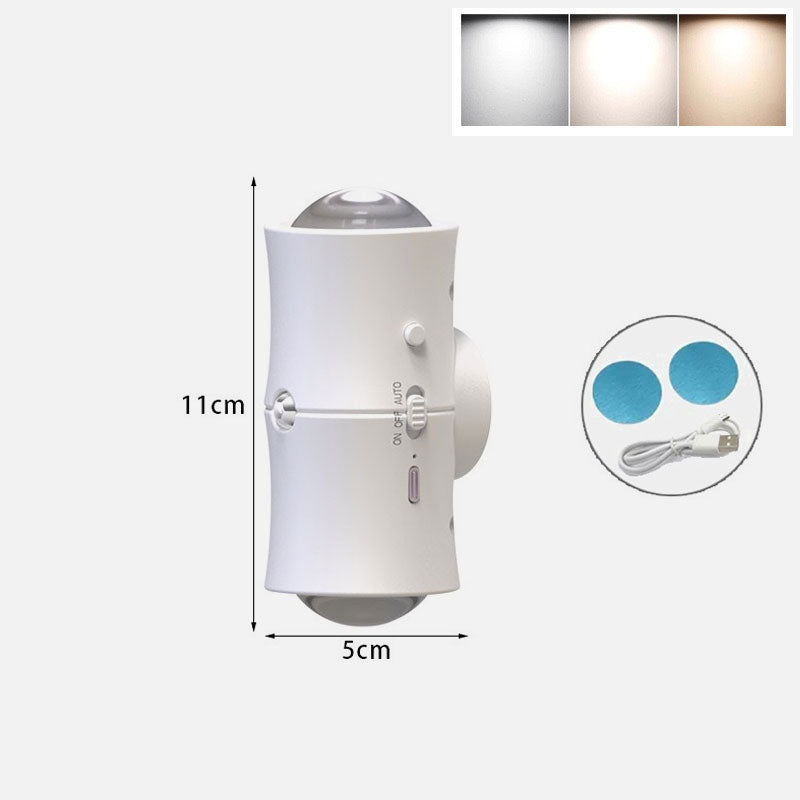 đĄ Magnetisk Laddbar Dubbel VĂ€gglampa | Smart & Energieffektiv Hemmytsbelysning