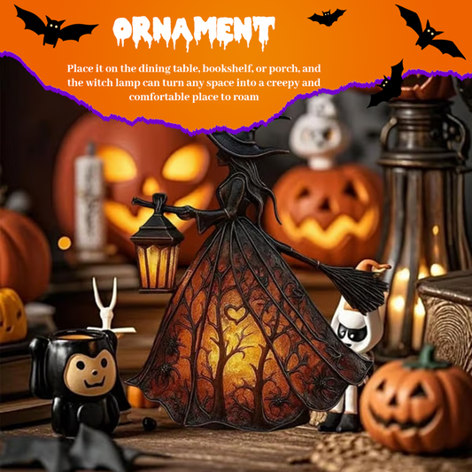 Halloween Witch Lamp