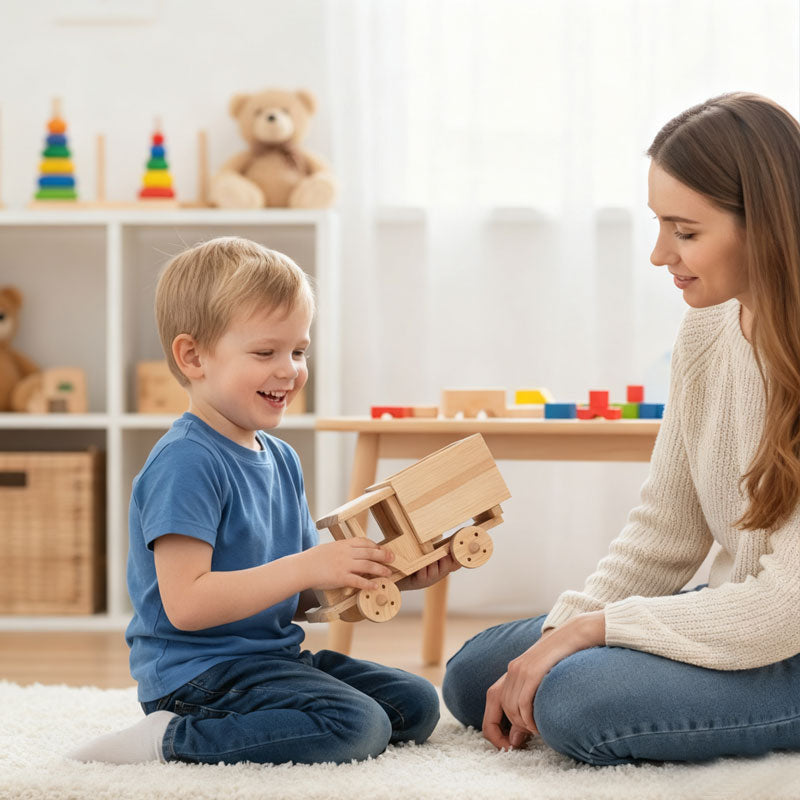 đšâđ©âđ§âđŠ DIY TrĂ€byggsats för Barn & Familj | SĂ€kert TalltrĂ€ | MĂ„la & Bygg Leksak đš