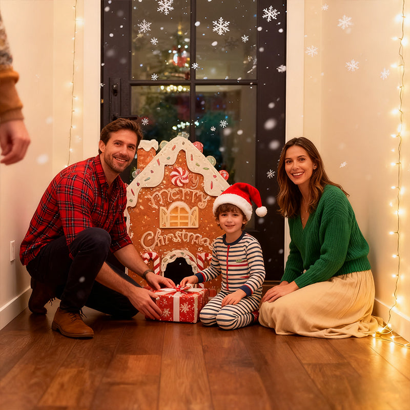 ⛳ Julgolfspel Familj 🎁 | Pepparkakshus & Polkagris Putter ✨