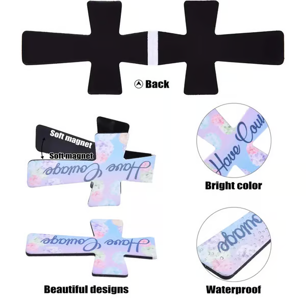 đ 16-pack Magnetiska KorsbokmĂ€rken âïž | Bibelvers & Blommor | Perfekt GĂ„va