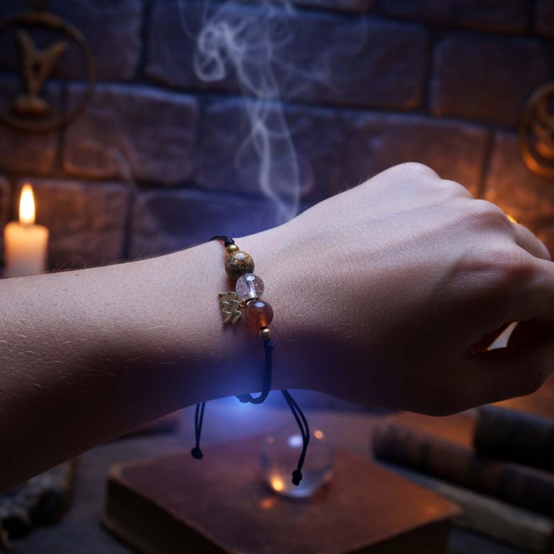 🌌 Kosmisk Kalibrator ✨ | Stjärntecken Armband 12 Konstellationer 🌙 | Handgjort & Magnetiskt Optimerat 🛡️
