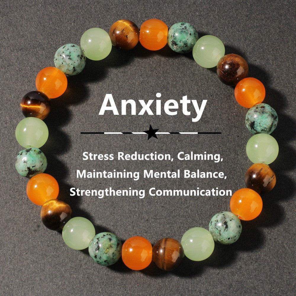 đż Handgjort Armband Natursten â Energi, Skydd & Balans (Unik GĂ„va) đ