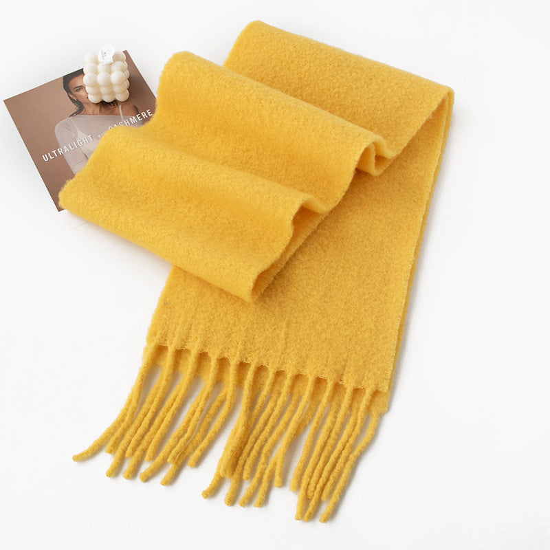đ§Ł EnfĂ€rgad ullhalsduk â 85% ull, mjuk & vĂ€rmande (210Ă30 cm) | Klassisk minimalistisk stil đ