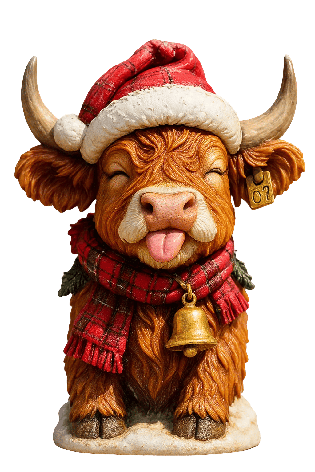 đź Highland Cow Adventskalender 2025 đâš â 24 st Handgjorda 3D-figurer