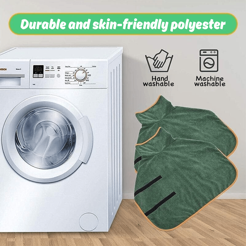 💦 Badrock med superabsorbering 🛑 Skydda din hund mot kyla & fukteksem! 🐶