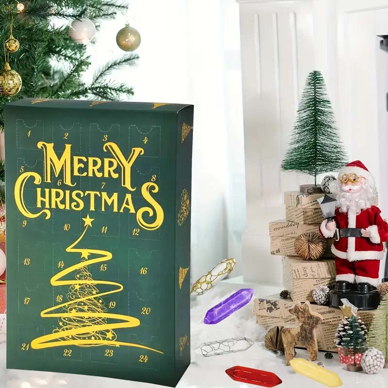 🔮 Kristall Adventskalender | Helande Stenar & DIY Smycken 🎁