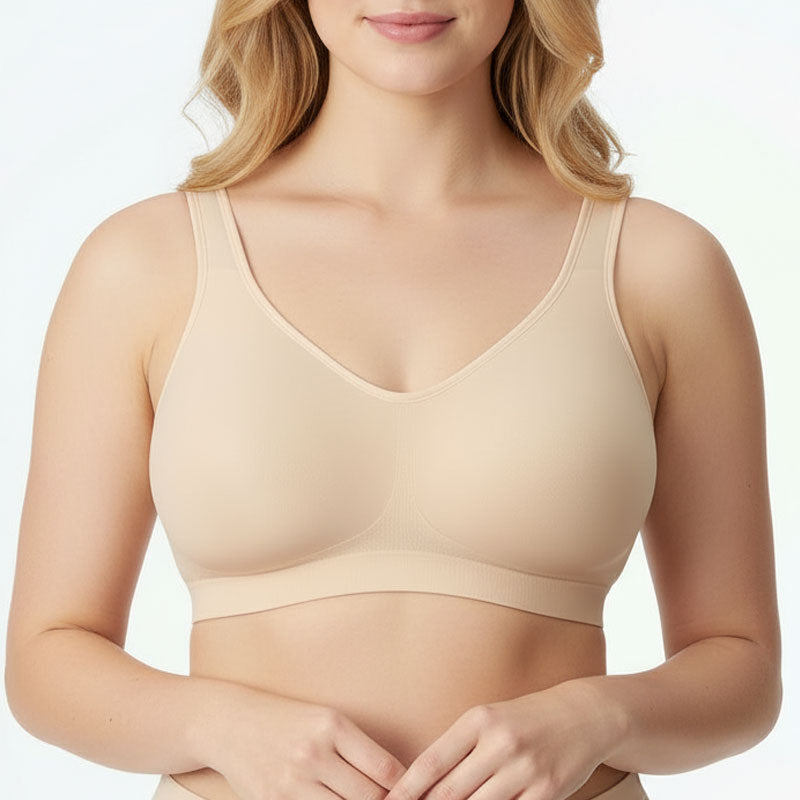 💥 BLACK FRIDAY –40% REA! 💖 | Lyxig Bygelfri BH | Silkig Glans & Push-Up Effekt 🌸