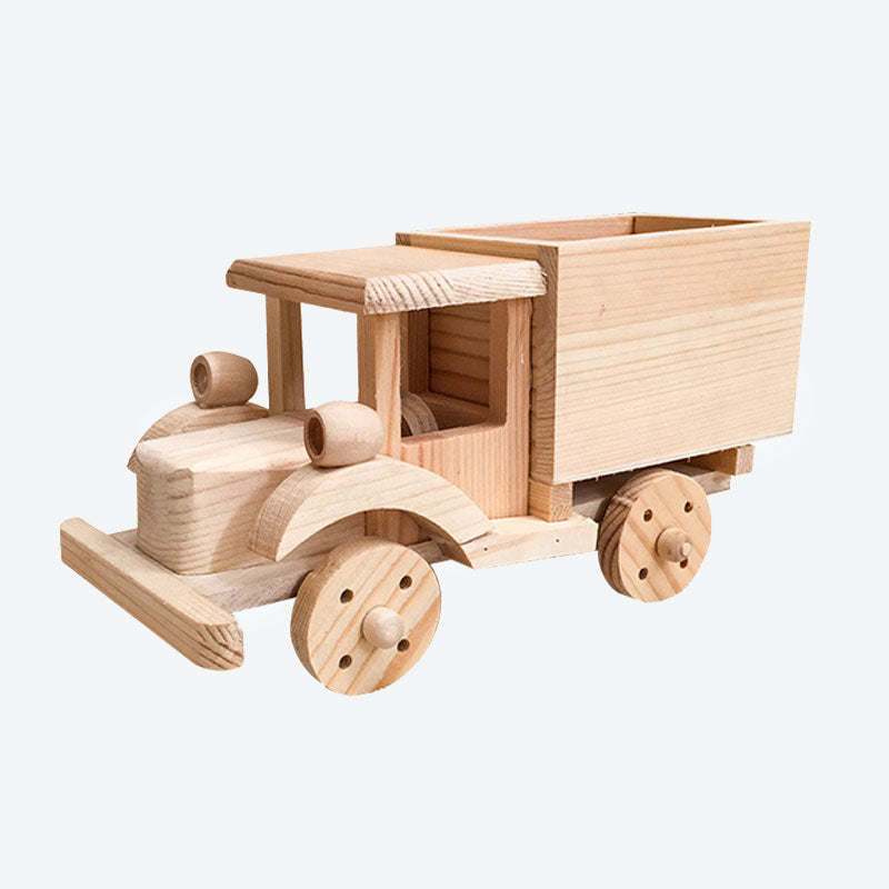 👨‍👩‍👧‍👦 DIY Träbyggsats för Barn & Familj | Säkert Tallträ | Måla & Bygg Leksak 🎨