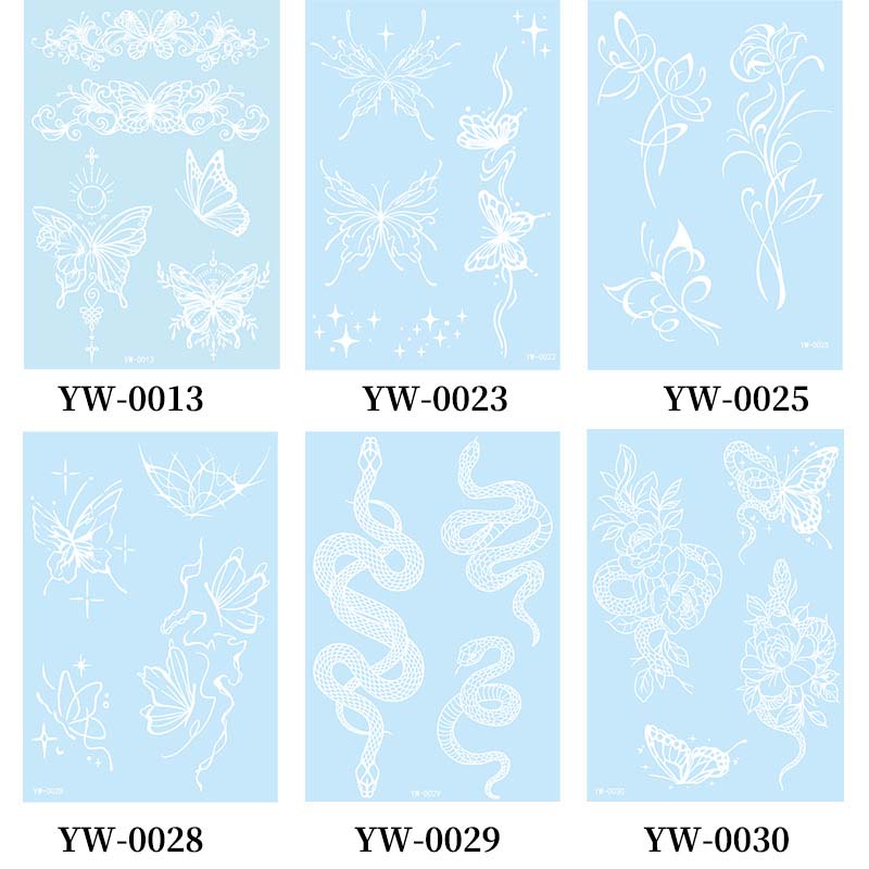 ✨ Lysande Tatueringar 🌌 | Glow in the Dark Klistermärken | Vattentät & 7 Dagars Glans 🌙