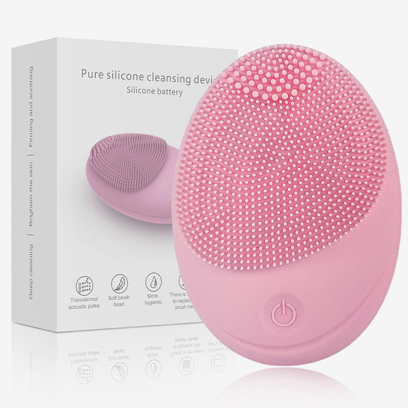 ✨ Silikon Ansiktsrengöring 🌸 | Vibrerande Rengöringsborste | Djuprengöring & Massage 💧