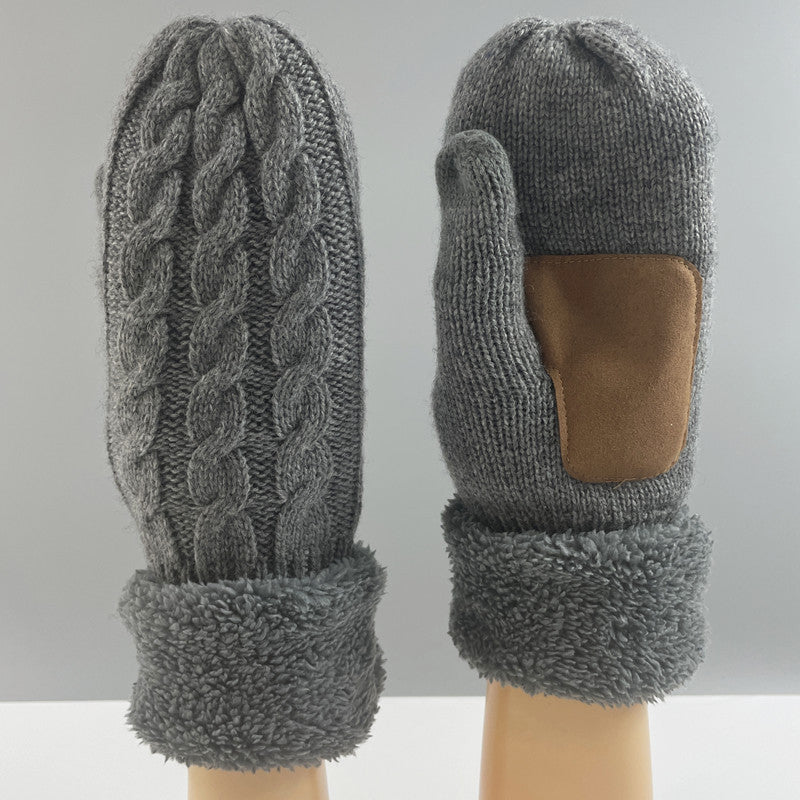 📱 Pekskärmshandskar Varma 🧤 | Stretchiga Ullvantar med Fleece/Plysch Foder 🔥