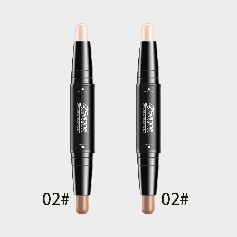 ✨ Contour & Highlighter Stick 🎨 | Dubbel Penna för 3D Ansikte | Lättblandad 💧