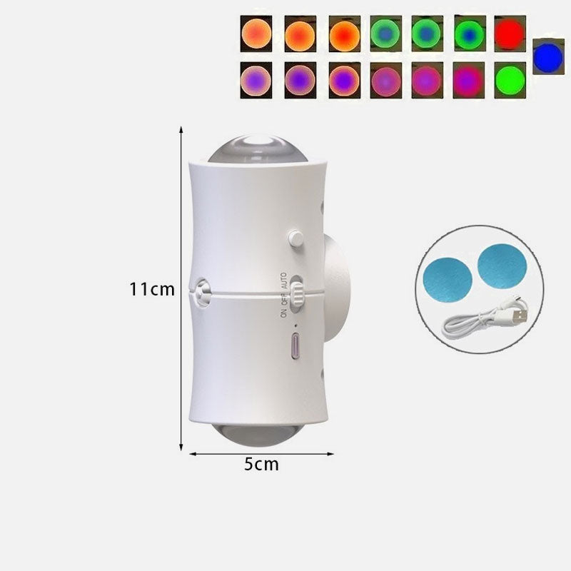 💡 Magnetisk Laddbar Dubbel Vägglampa | Smart & Energieffektiv Hemmytsbelysning