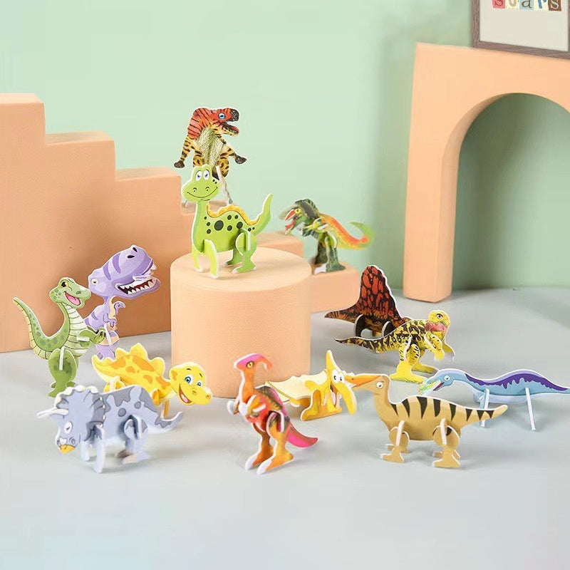 Stort 3D Pussel-Set för Barn (30 st) ✨ Pedagogiskt Pyssel & DIY 🦋