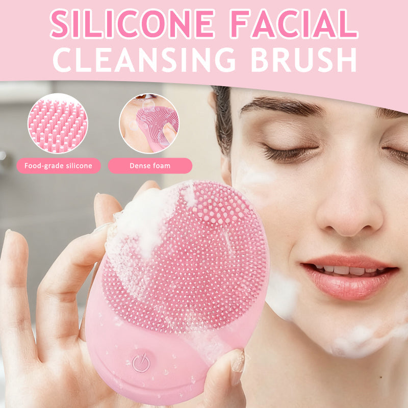 ✨ Silikon Ansiktsrengöring 🌸 | Vibrerande Rengöringsborste | Djuprengöring & Massage 💧