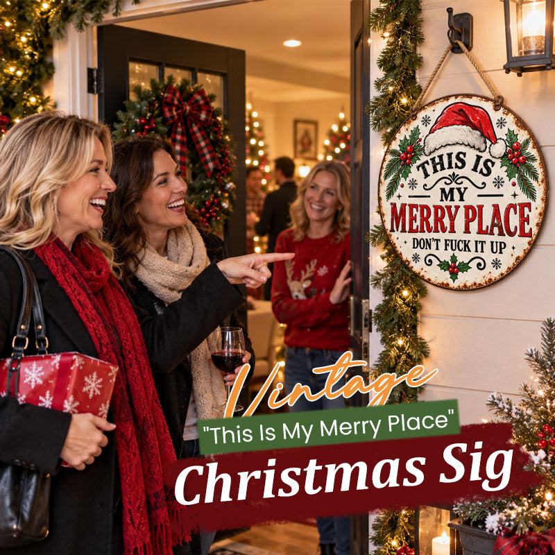 🎅 "This Is My Merry Place" – Skab Ægte Julehygge & Varme I Dit Hjem 🎄✨