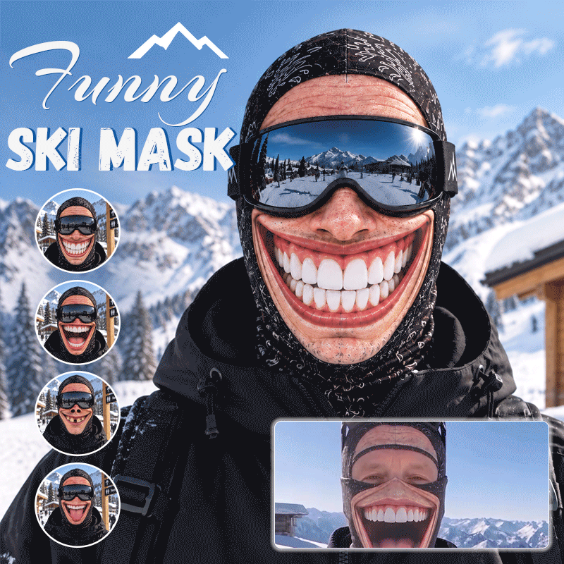 😂 Bliv Pisterne Højdepunkt! ❄️ Sjov Og Varm Skimaske Til Uforglemmelige Øjeblikke