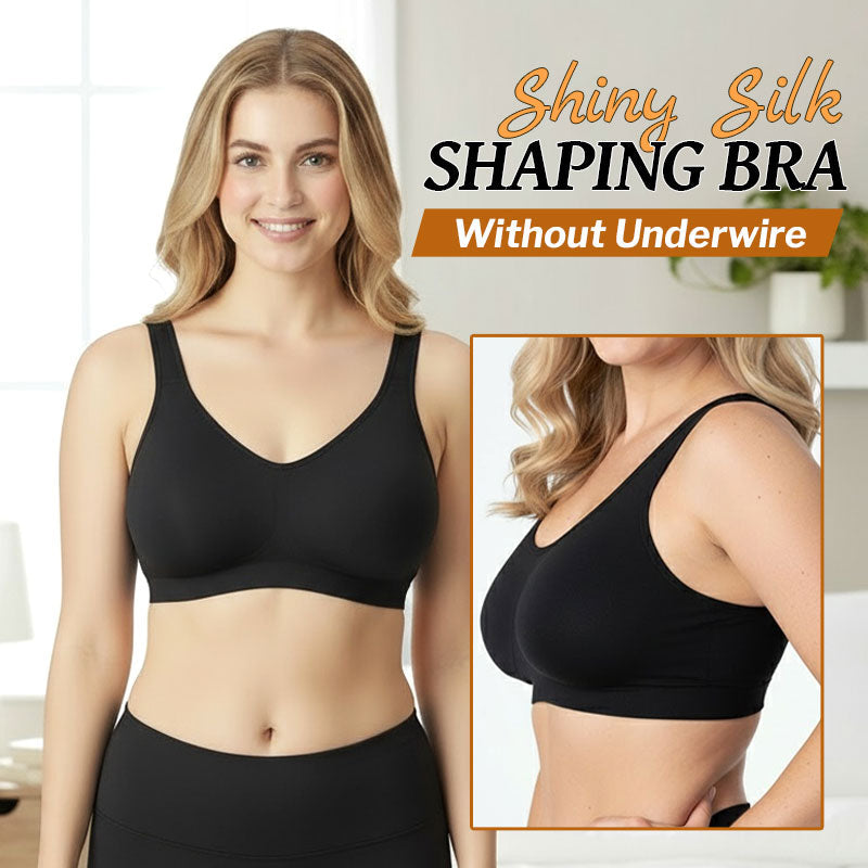 💥 BLACK FRIDAY –40% REA! 💖 | Lyxig Bygelfri BH | Silkig Glans & Push-Up Effekt 🌸