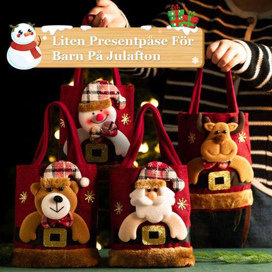 Liten 3D Julklappspåse för Barn – Perfekt Presentpåse till Julafton!