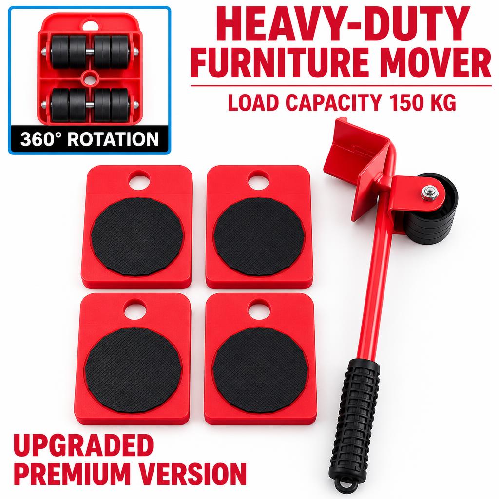 💪 Flyt Tunget Møbler Helt Alene! ⚡ Ergonomisk Møbelløfter Der Skåner Ryggen & Gulvet
