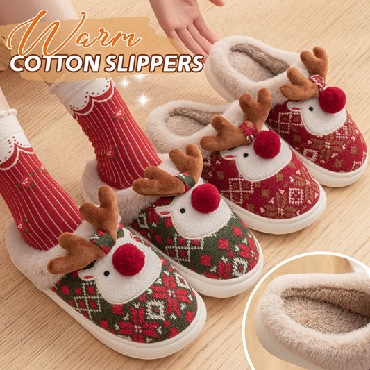 🦌 Julren Tofflor Varma ✨ | 3D Design & Halkfria Innetofflor 🔥 | Mjuk Julklapp