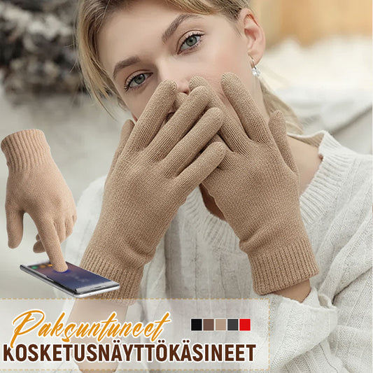 🧤 Varma Touchscreen-Handskar i 100% Premiumull – Tjocka och Varma för Svensk Vinter ❄️