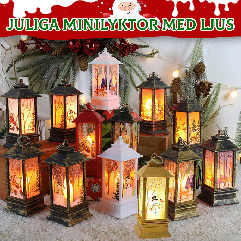 Julljuslykta med Snögubbe - LED Dekoration för Hemmet