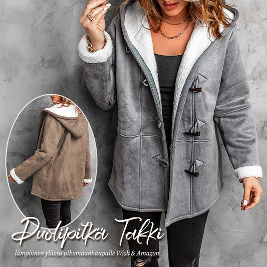 🍂🧥 Höstvärme — Midilång trenchcoat för damer: Snygg och praktisk 🌟