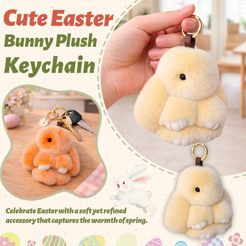Lyxig Påskhare Nyckelring med Elegant Presentask – Den Perfekta Påskgåvan 🐰🌷