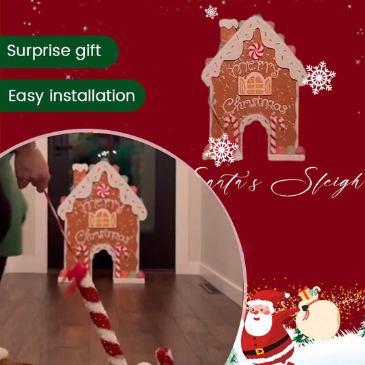 ⛳ Julgolfspel Familj 🎁 | Pepparkakshus & Polkagris Putter ✨