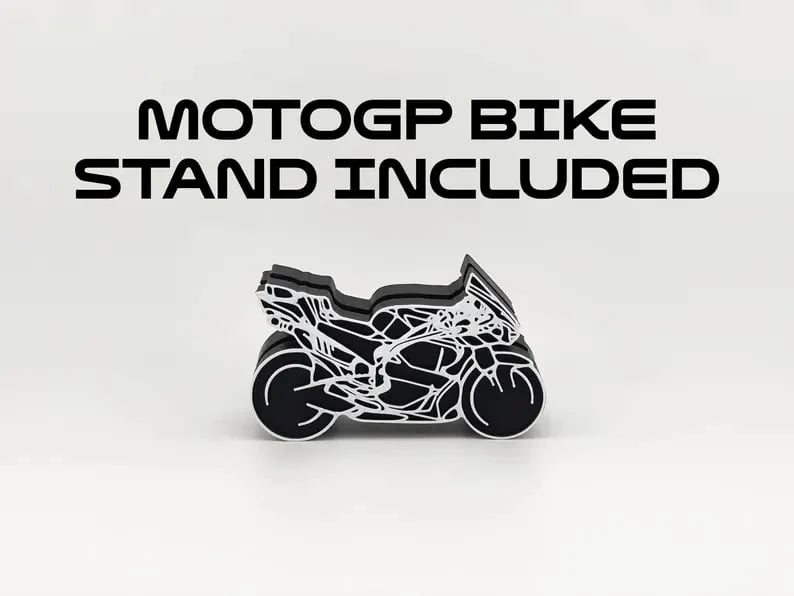 Racing-Perfektion: Unik MotoGP 2026-Kalender med Motorcykelställ