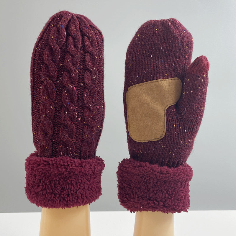 📱 Pekskärmshandskar Varma 🧤 | Stretchiga Ullvantar med Fleece/Plysch Foder 🔥