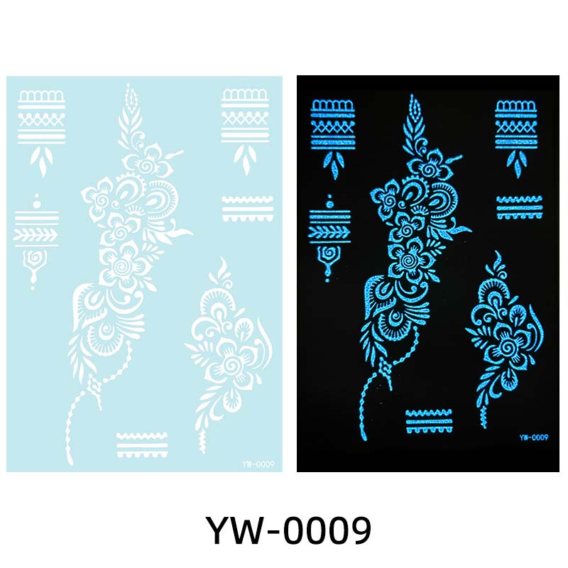 ✨ Lysande Tatueringar 🌌 | Glow in the Dark Klistermärken | Vattentät & 7 Dagars Glans 🌙