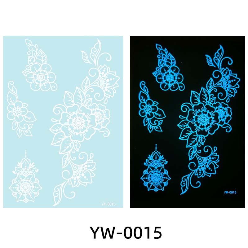 ✨ Lysande Tatueringar 🌌 | Glow in the Dark Klistermärken | Vattentät & 7 Dagars Glans 🌙