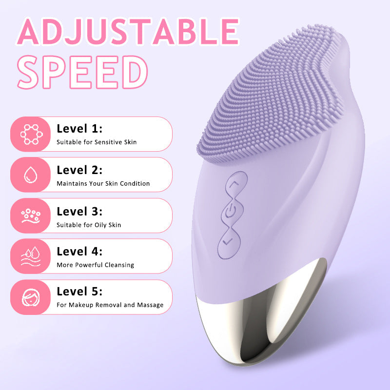 ✨ Silikon Ansiktsrengöring 🌸 | Vibrerande Rengöringsborste | Djuprengöring & Massage 💧