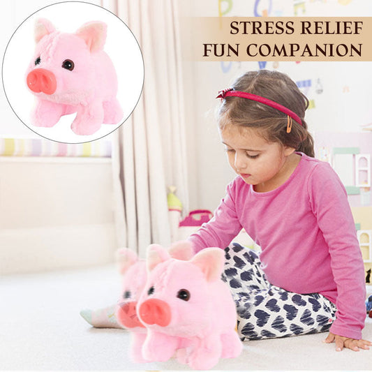 🐽 Gå- och Ljudfunktion: Den Söta “Nöff Nöff”-Grise-Leksaken! 🐷 Stressavlastning & Sällskap