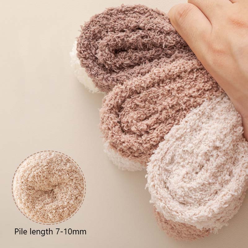 🔥 Korallfleece Myssockor ☁️ | Supermjuka & Varma | Halkfria Vintersockor 🎁