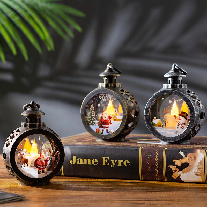 🎄 Retro LED-julnattlampa – juldekoration för fönster och bord ✨