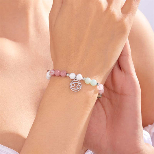 Zodiac Armband Stenar ✨ Personligt Stjärntecken Kristallarmband – Optimal Energitillförsel & Balans – Kosmiska Smycken 🌌