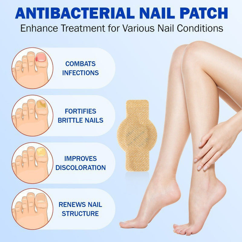 🌿 Nagelreparationsplåster - Antibakteriell hydrogel för natten