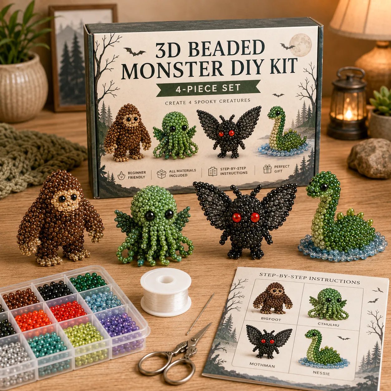 Skab dine egne magiske 3D-perledyr! 🐾 Ultra-sødt og beroligende DIY-sæt