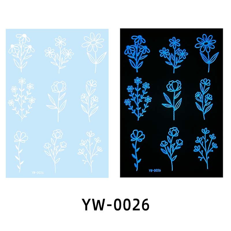 ✨ Lysande Tatueringar 🌌 | Glow in the Dark Klistermärken | Vattentät & 7 Dagars Glans 🌙