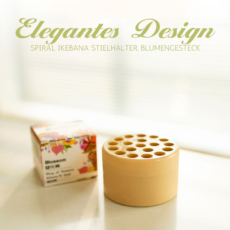 Spiralformad Blomhållare 💐 | Ikebana Stjälkstöd – För Vackra & Stabila Buketter 🌸