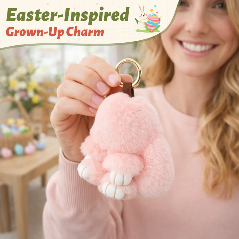 Lyxig Påskhare Nyckelring med Elegant Presentask – Den Perfekta Påskgåvan 🐰🌷