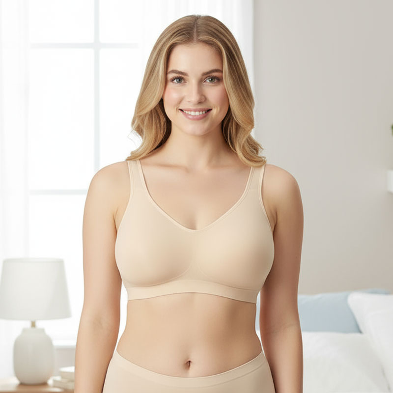 💥 BLACK FRIDAY –40% REA! 💖 | Lyxig Bygelfri BH | Silkig Glans & Push-Up Effekt 🌸