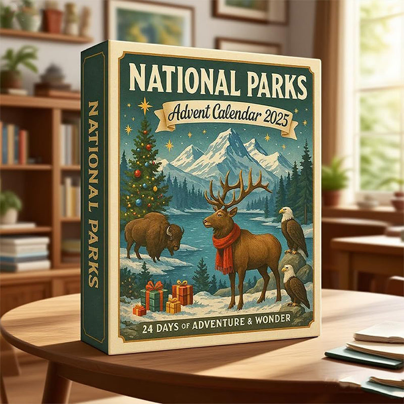 🌲 Nationalparkens Lucky Box-adventskalender 🎁 Varje dag en ny överraskning!